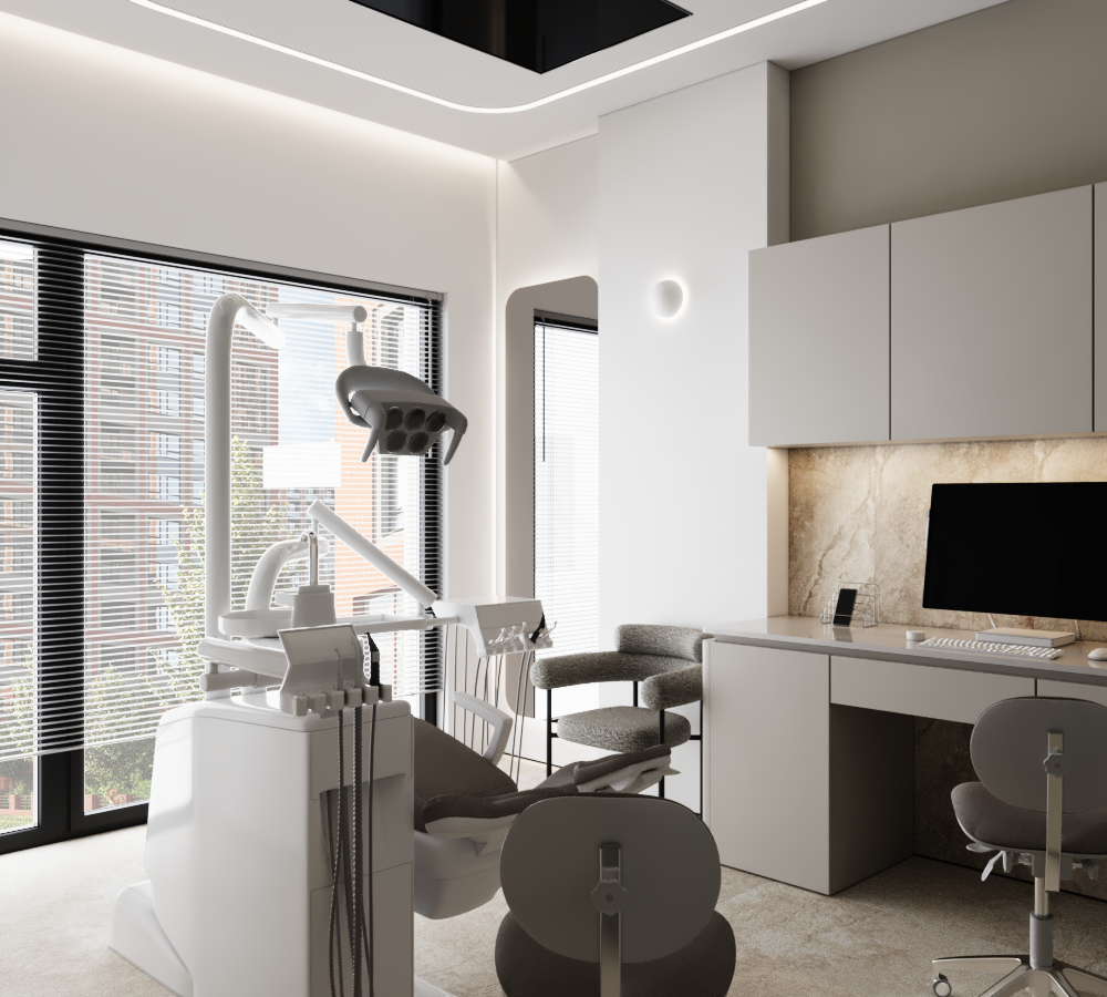 Кабинет хирургической стоматологии клиники Детали в Новосибирске